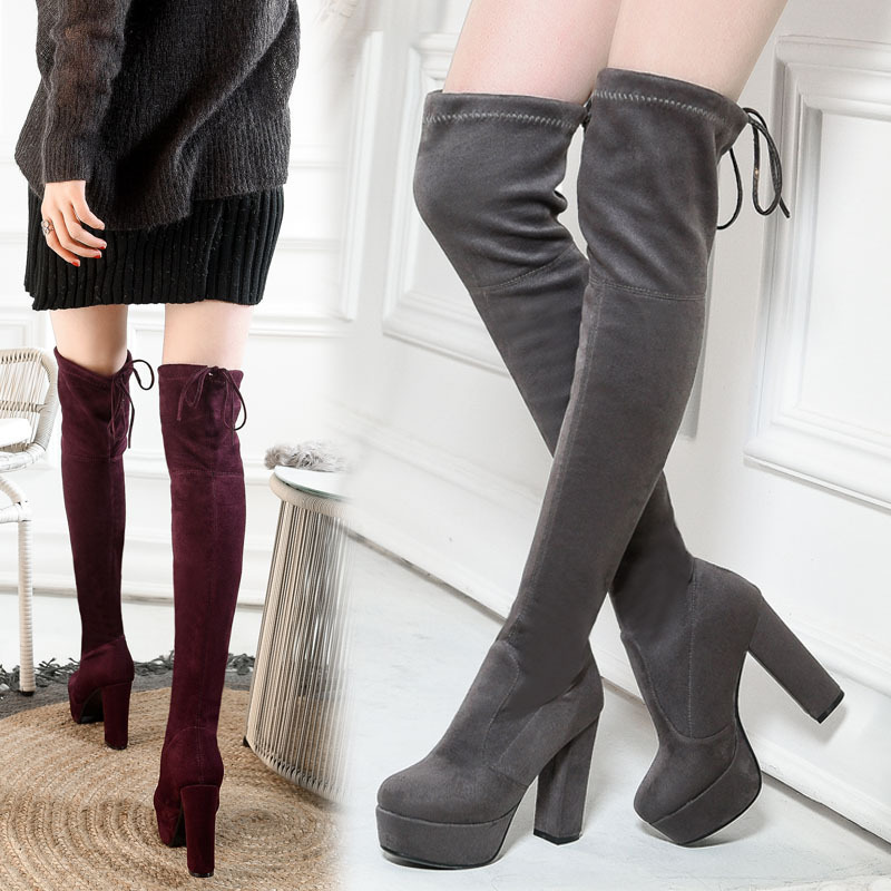 34-43 New Size 2020 on the Knee Feminine Fake Suede Thigh High Platform Thin Sexy Ladies Winter Boots 7nb3, Red.
34-43 New Size 2020 on the Knee Feminine Fake Suede Thigh High Platform Thin Sexy Ladies Winter Boots 7nb3, Red.