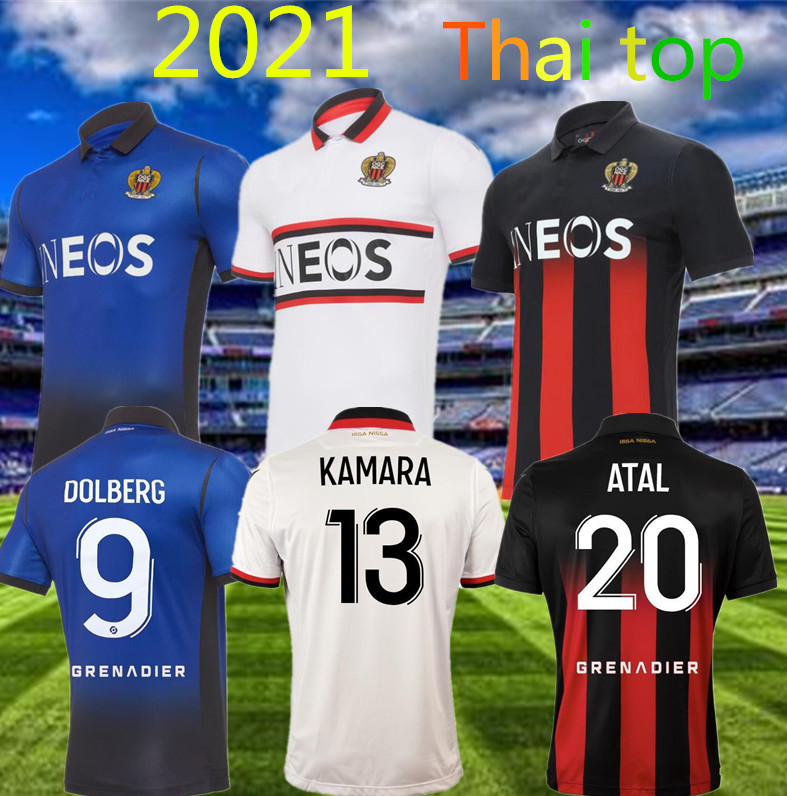 20 21 maillot de foot OGC Nice Soccer Jersey 2020 2021 ATAL Dolberg Pierre Lees-Melou Gouiri Ignatius Ganago Wylan Rony Lopes Football Shirt, Picture
20 21 maillot de foot OGC Nice Soccer Jersey 2020 2021 ATAL Dolberg Pierre Lees-Melou Gouiri Ignatius Ganago Wylan Rony Lopes Football Shirt, Picture
