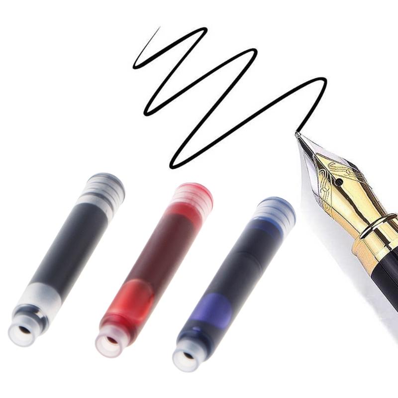 20 Pcs Replaceable Fountain Pen Ink Cartridge Refill Ink Sac Universal Design J78A5179627