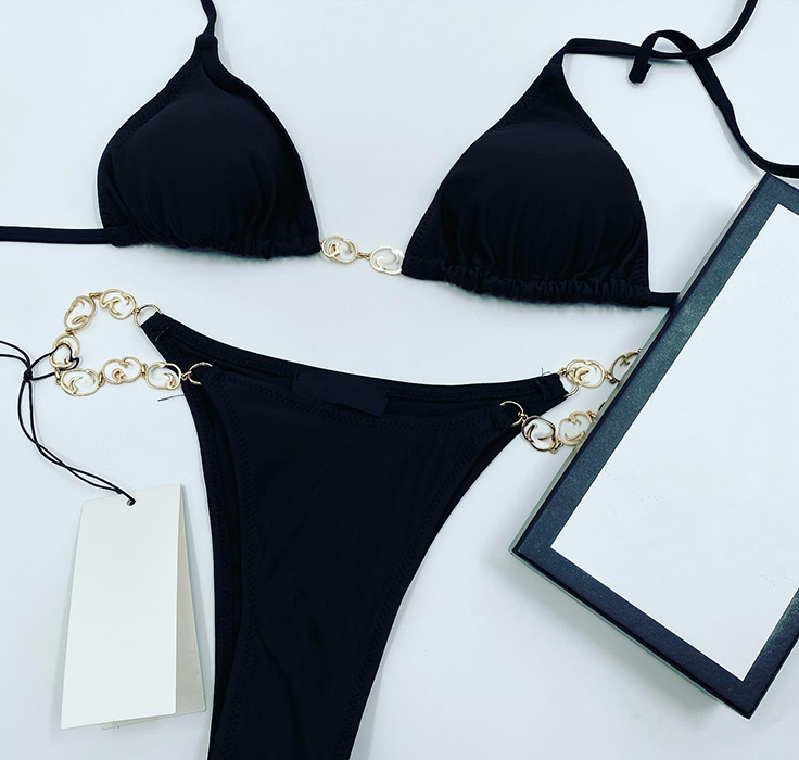 Italian Swimwear Spring Summer new high fashion paris chain letters printing Womens Swimwear tops high quality Brown Black 06
Italian Swimwear Spring Summer new high fashion paris chain letters printing Womens Swimwear tops high quality Brown Black 06