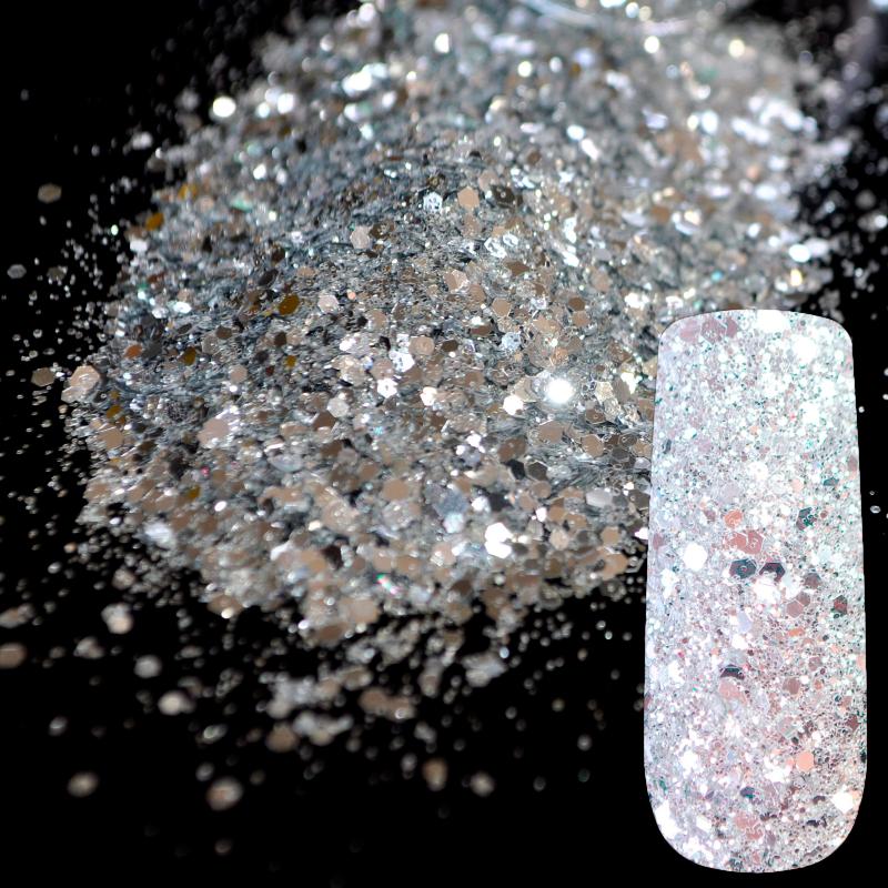 Glitter Silver Mix Size Glitter Acrylic Powder Nail Sequins Dust 3D Nail Art Decorations Set 4g / Bottle 276
Glitter Silver Mix Size Glitter Acrylic Powder Nail Sequins Dust 3D Nail Art Decorations Set 4g / Bottle 276