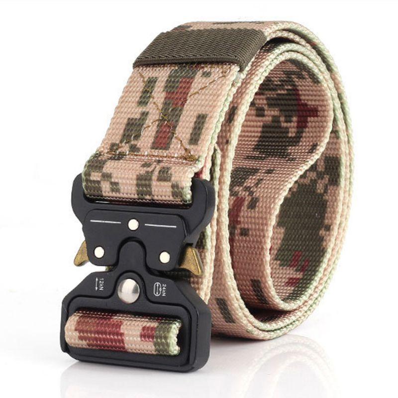 2020 Heavy Duty Nylon CS Wargame Belts Tactical Belt Waistbelt Quick Release Metal Buckle Outdoor Training Hunting Band
2020 Heavy Duty Nylon CS Wargame Belts Tactical Belt Waistbelt Quick Release Metal Buckle Outdoor Training Hunting Band