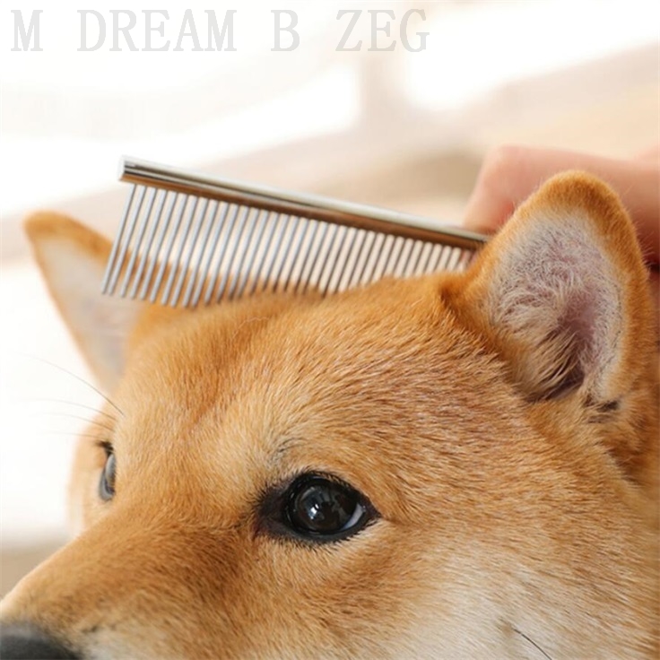4 Sizes Pet Grooming Brush Comb Tools For Dog Clean Brushes Pin Cat Brush Stainless Steel Dogs Comb Metal Pet Product
