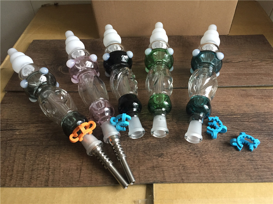 Hot Big glass Collector Kit with Grade2 Titanium Tips Nail For NC KIts for water oil rig bong
Hot Big glass Collector Kit with Grade2 Titanium Tips Nail For NC KIts for water oil rig bong