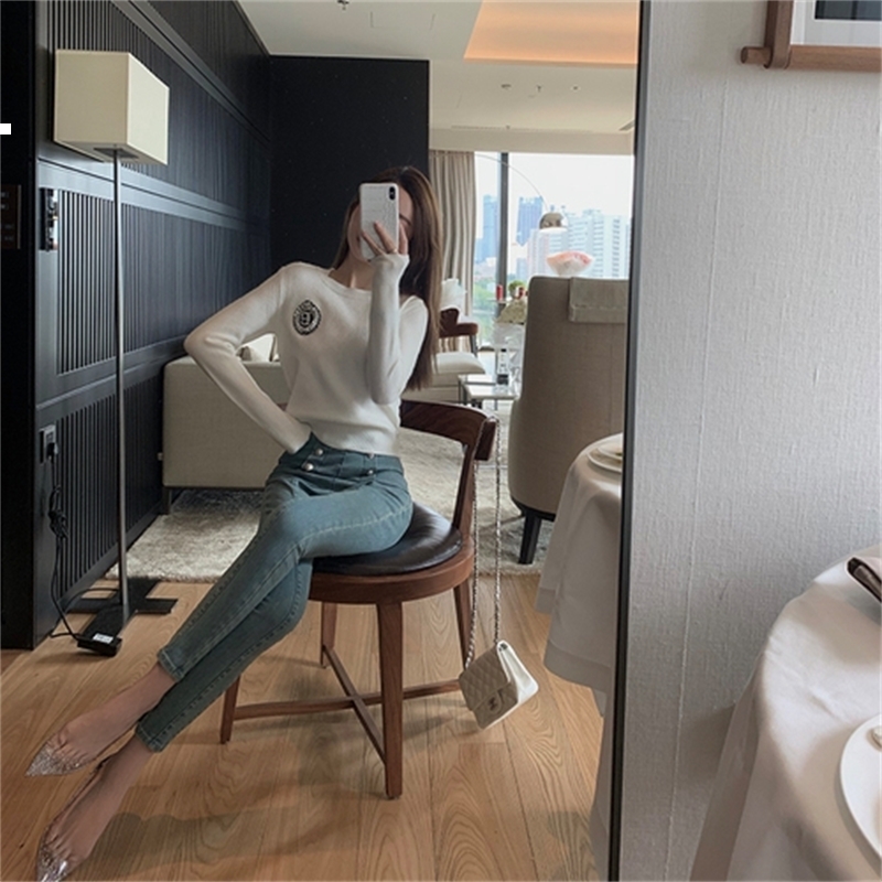 Luxury 2021 New Knitted Shirt Pullover Round Throat Designer to Woman Autumn Winter Jersey From Vintage Kpop 5vun N71P, Pink.
Luxury 2021 New Knitted Shirt Pullover Round Throat Designer to Woman Autumn Winter Jersey From Vintage Kpop 5vun N71P, Pink.