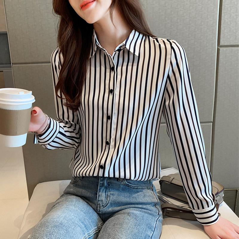 Women Shirts Woman Chiffon Blouse Shirt Autumn Office Lady Striped Shirt Women Long Sleeve Blouses Tops Plus Size Striped
Women Shirts Woman Chiffon Blouse Shirt Autumn Office Lady Striped Shirt Women Long Sleeve Blouses Tops Plus Size Striped