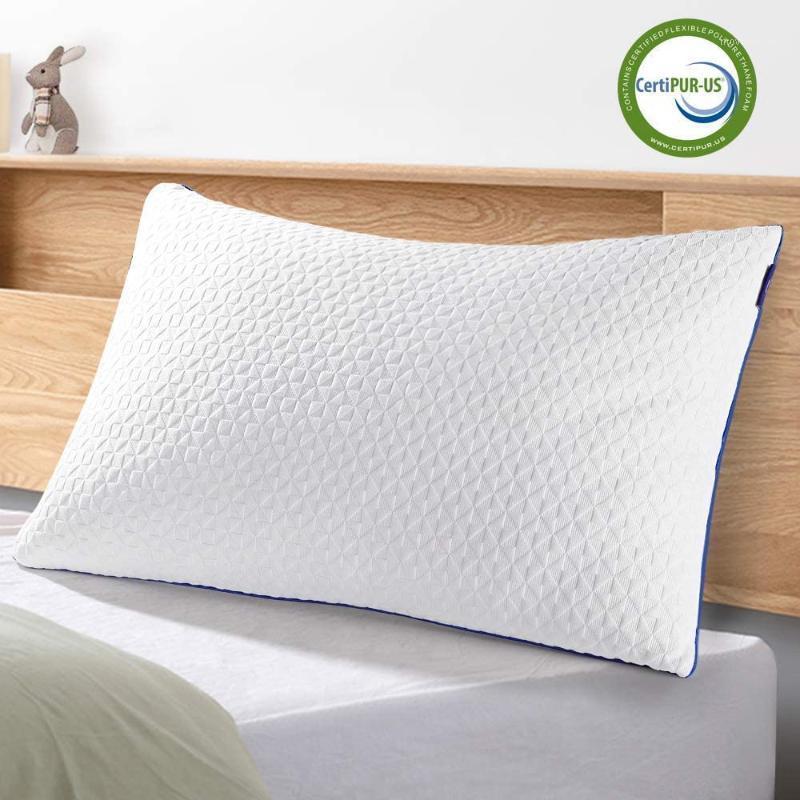 Hypoallergenic Pillows for Sleeping Shredded Memory Foam Pillows Adjustable Bed for Neck Pain With Cooling Bamboo Cover1
Hypoallergenic Pillows for Sleeping Shredded Memory Foam Pillows Adjustable Bed for Neck Pain With Cooling Bamboo Cover1