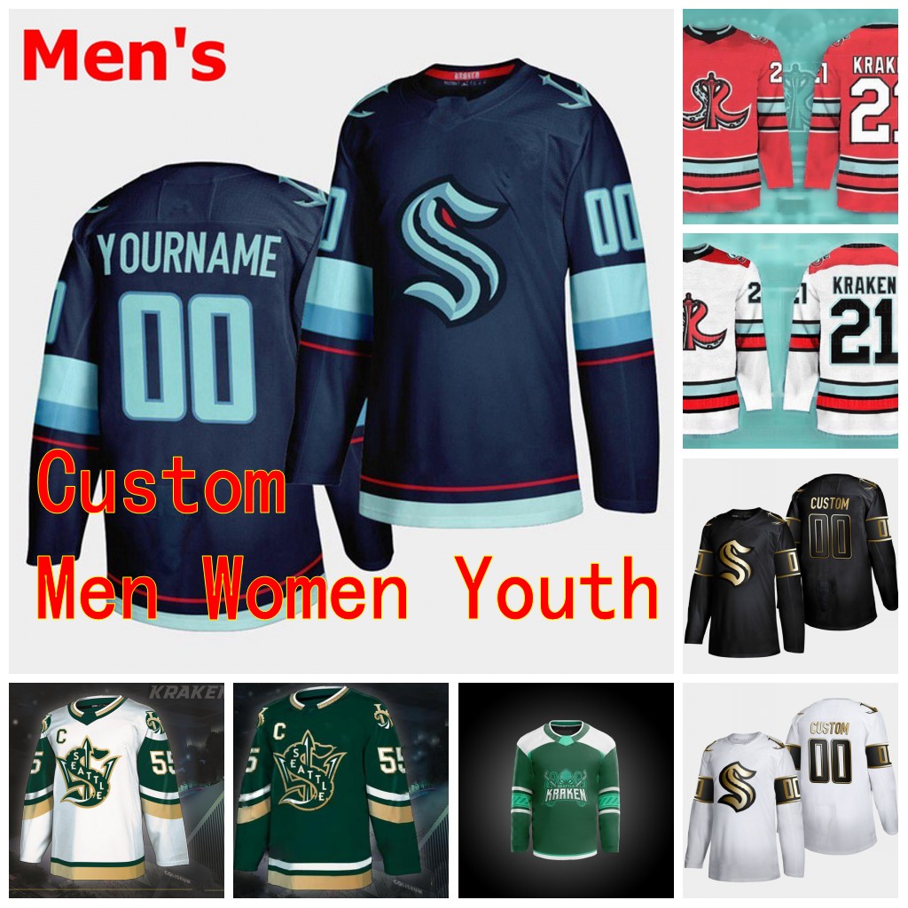 2020 Custom Seattle Kraken Ice Hockey Jersey Blank Navy Size Youth Adult Men Women All Stitched Embroidery Drop Shipping, Women navy blue
2020 Custom Seattle Kraken Ice Hockey Jersey Blank Navy Size Youth Adult Men Women All Stitched Embroidery Drop Shipping, Women navy blue