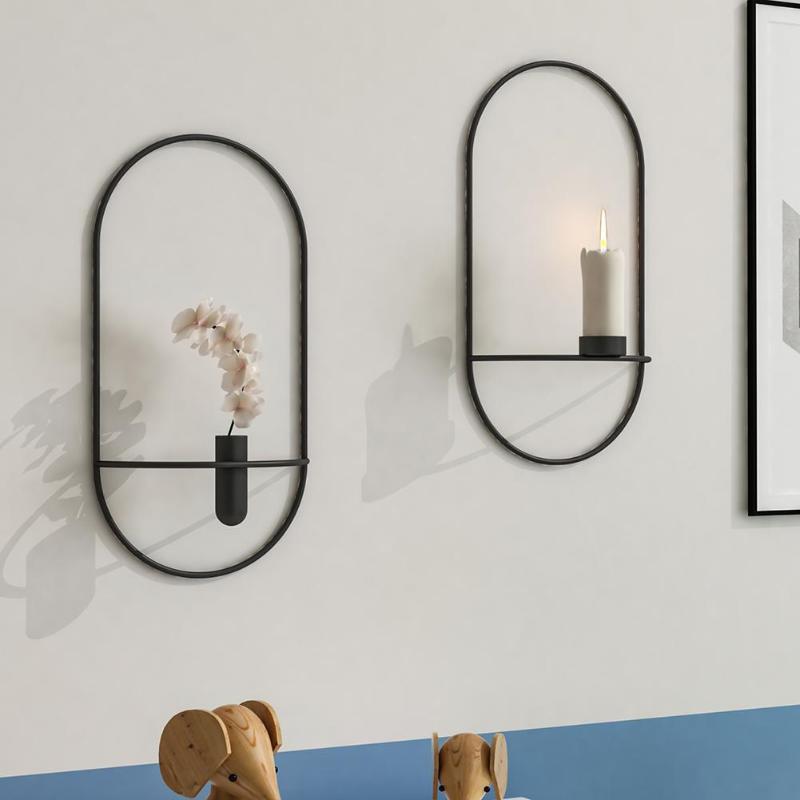 Modern Art 3D Wall Mounted Candle Holder Metal Vintage Hanging Dry Flower Vase Geometric Light Home Decor Candlestick
Modern Art 3D Wall Mounted Candle Holder Metal Vintage Hanging Dry Flower Vase Geometric Light Home Decor Candlestick