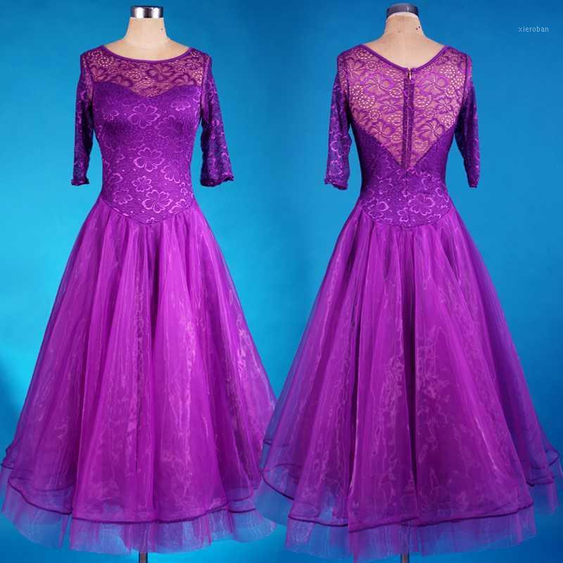 Stage Wear Waltz Modern Dance Dresses Competition Adult Children Dress Women Girls Lady Rumba Samba Tango Ballroom Costume1, Purple 
Stage Wear Waltz Modern Dance Dresses Competition Adult Children Dress Women Girls Lady Rumba Samba Tango Ballroom Costume1, Purple