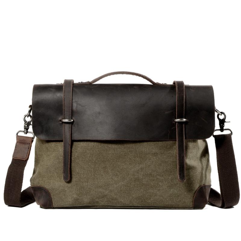 New promotional canvas men's bag casual shoulder bag business handbag men's briefcase 14-inch computer, Brown
New promotional canvas men's bag casual shoulder bag business handbag men's briefcase 14-inch computer, Brown