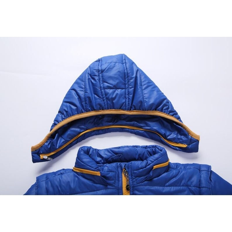 Outerwear Windbreaker Windproof Coat Boy vest coat Detachable cap sleeve Autumn winter Children Jacket For Kids Hooded For Boys LJ201017