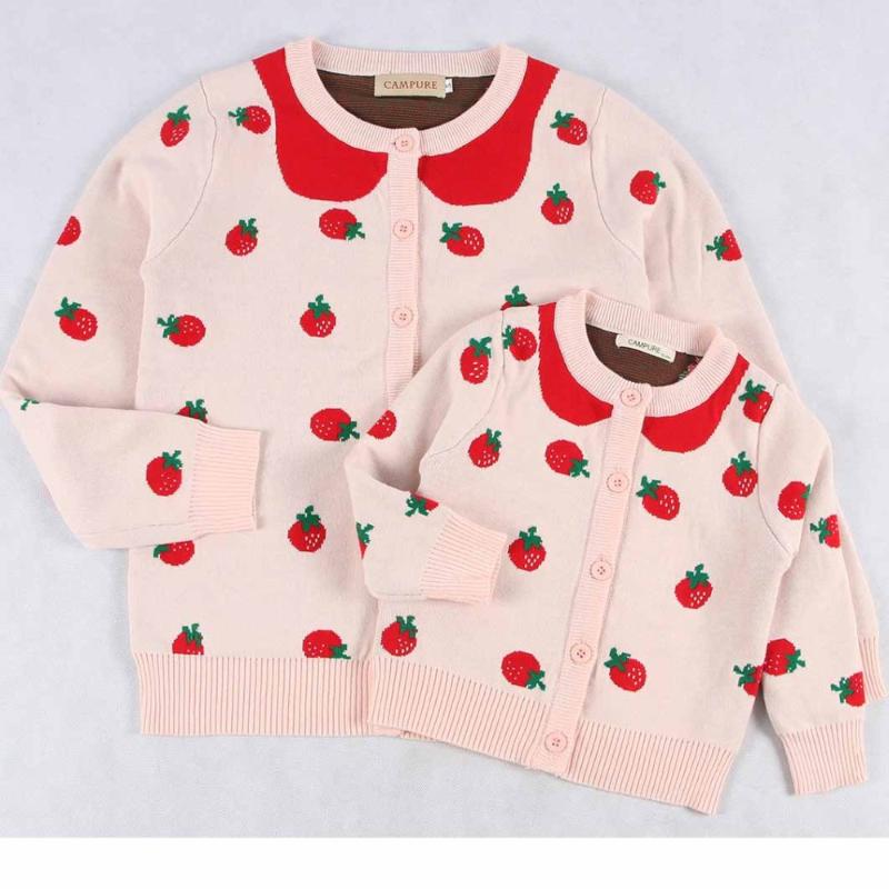 Everweekend Sweet Kids Girls Strawberry Crochet Sweater Cardigans Pink Candy Color Cute Children Spring Autumn Jackets
Everweekend Sweet Kids Girls Strawberry Crochet Sweater Cardigans Pink Candy Color Cute Children Spring Autumn Jackets