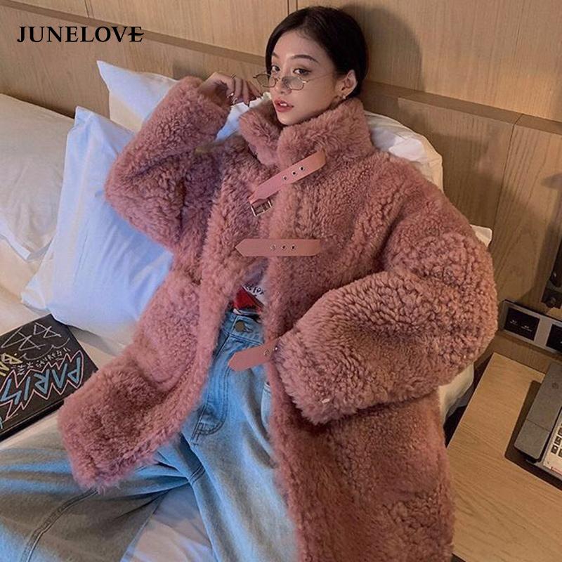 JuneLove Women Casual Thick Warm Fur Shearling Outwear Vintage Long Faux Lamb Fur Jacket Loose Winter Coat Women Faux Coats, Gray
JuneLove Women Casual Thick Warm Fur Shearling Outwear Vintage Long Faux Lamb Fur Jacket Loose Winter Coat Women Faux Coats, Gray