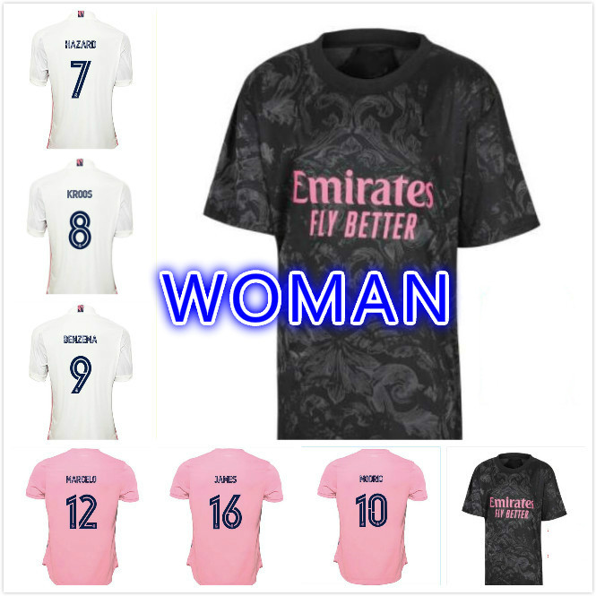 Women Jerseys 2020 Real Madrid Home #7 HAZARD #11 BALE Soccer Jerseys 2021 female Soccer shirts customized women football Uniforms On Sale, Black;yellow
Women Jerseys 2020 Real Madrid Home #7 HAZARD #11 BALE Soccer Jerseys 2021 female Soccer shirts customized women football Uniforms On Sale, Black;yellow