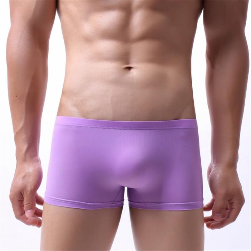 Underwear Men Ultra-thin Gay Boxers Solid Fashion Ice Silk Sexy Ropa Interior Hombre Seamless Ondergoed Mannen Shorts Men Panty, Black
Underwear Men Ultra-thin Gay Boxers Solid Fashion Ice Silk Sexy Ropa Interior Hombre Seamless Ondergoed Mannen Shorts Men Panty, Black