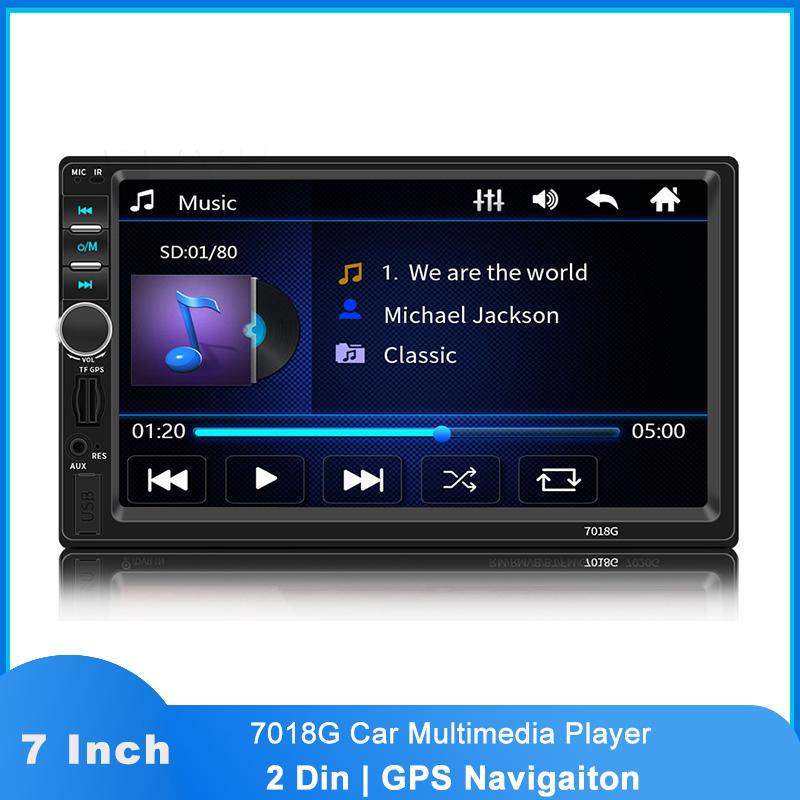 2 Din 7018G Auto Car Multimedia Player Bluetooth FM USB GPS Navigation MP3 MP5 Audio Stereo Car Radio 7'' inch HD Touch Screen
2 Din 7018G Auto Car Multimedia Player Bluetooth FM USB GPS Navigation MP3 MP5 Audio Stereo Car Radio 7'' inch HD Touch Screen