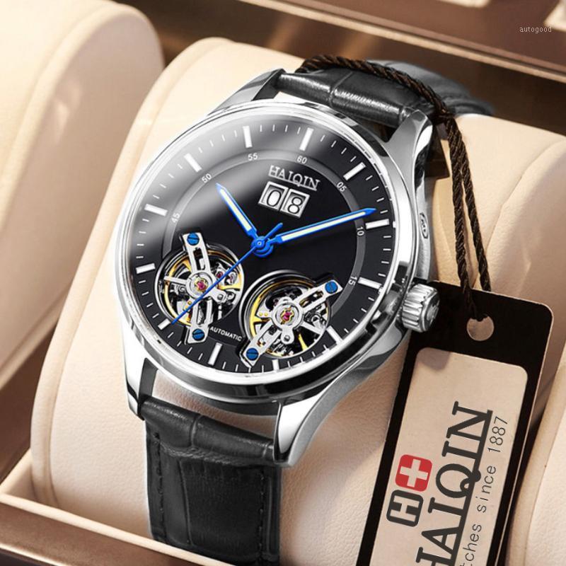 Wristwatches HAIQIN Automatic Watch Men Double Mechanical Wristwatch Business Fashion Waterproof Clock Relogio Masculino1, Mesh belt white
Wristwatches HAIQIN Automatic Watch Men Double Mechanical Wristwatch Business Fashion Waterproof Clock Relogio Masculino1, Mesh belt white