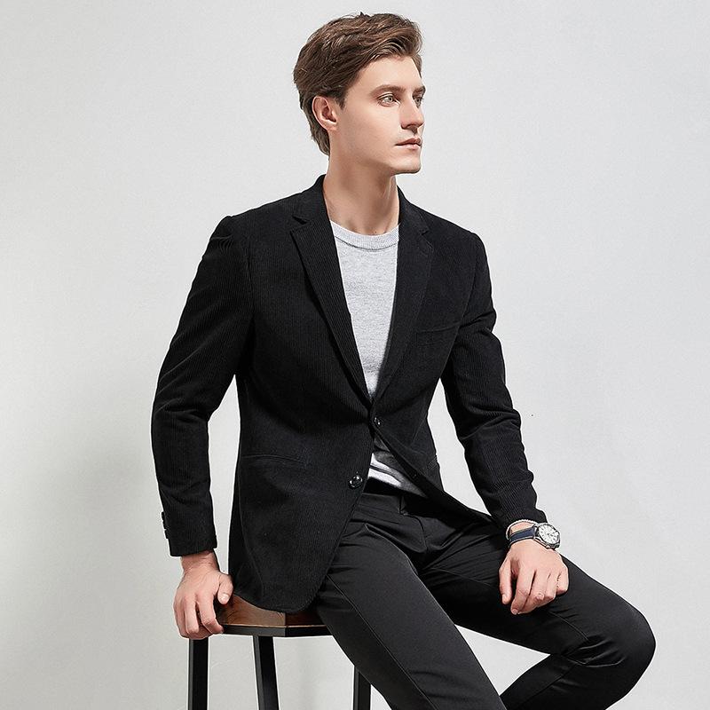 2021 New autumn/winter Korean version of the men's suit fashion simple black men's jacket casual small suit, Beige
2021 New autumn/winter Korean version of the men's suit fashion simple black men's jacket casual small suit, Beige