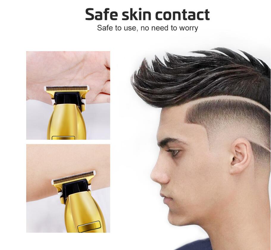 2020 Beautiful SKELETON Cordless Trimmer Clipper-Christmas Gift T9 Hair Clippers
