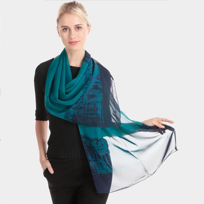 New Fashion Silk Scarf Women Wild Soft Chiffon Scarves Long Dancing Catwalk Gradient Scarfs For Ladies Thin Beach Towel Shawls
New Fashion Silk Scarf Women Wild Soft Chiffon Scarves Long Dancing Catwalk Gradient Scarfs For Ladies Thin Beach Towel Shawls