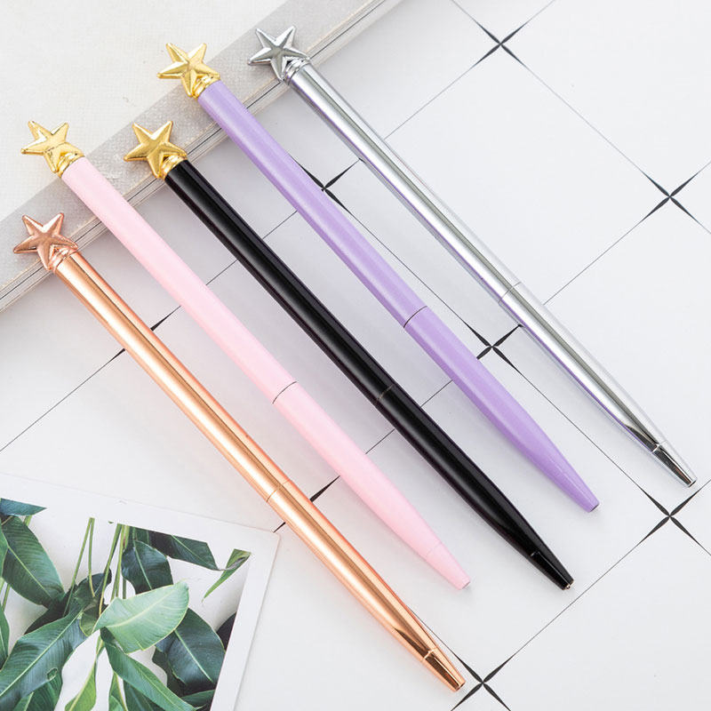 New Creative Five-pointed star Ballpoint Pens For Wedding Gift Signature Pen Birthday Party Gift Home Decoration Office School, As pic
New Creative Five-pointed star Ballpoint Pens For Wedding Gift Signature Pen Birthday Party Gift Home Decoration Office School, As pic