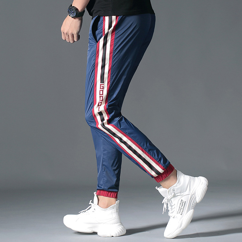 Mens Breathable Jogger Pants New Drawstring Sports Track Pants Men Street Fashion Side Stripe Designer Joggers Casual Trousers -5XL dysoon, Black
Mens Breathable Jogger Pants New Drawstring Sports Track Pants Men Street Fashion Side Stripe Designer Joggers Casual Trousers -5XL dysoon, Black