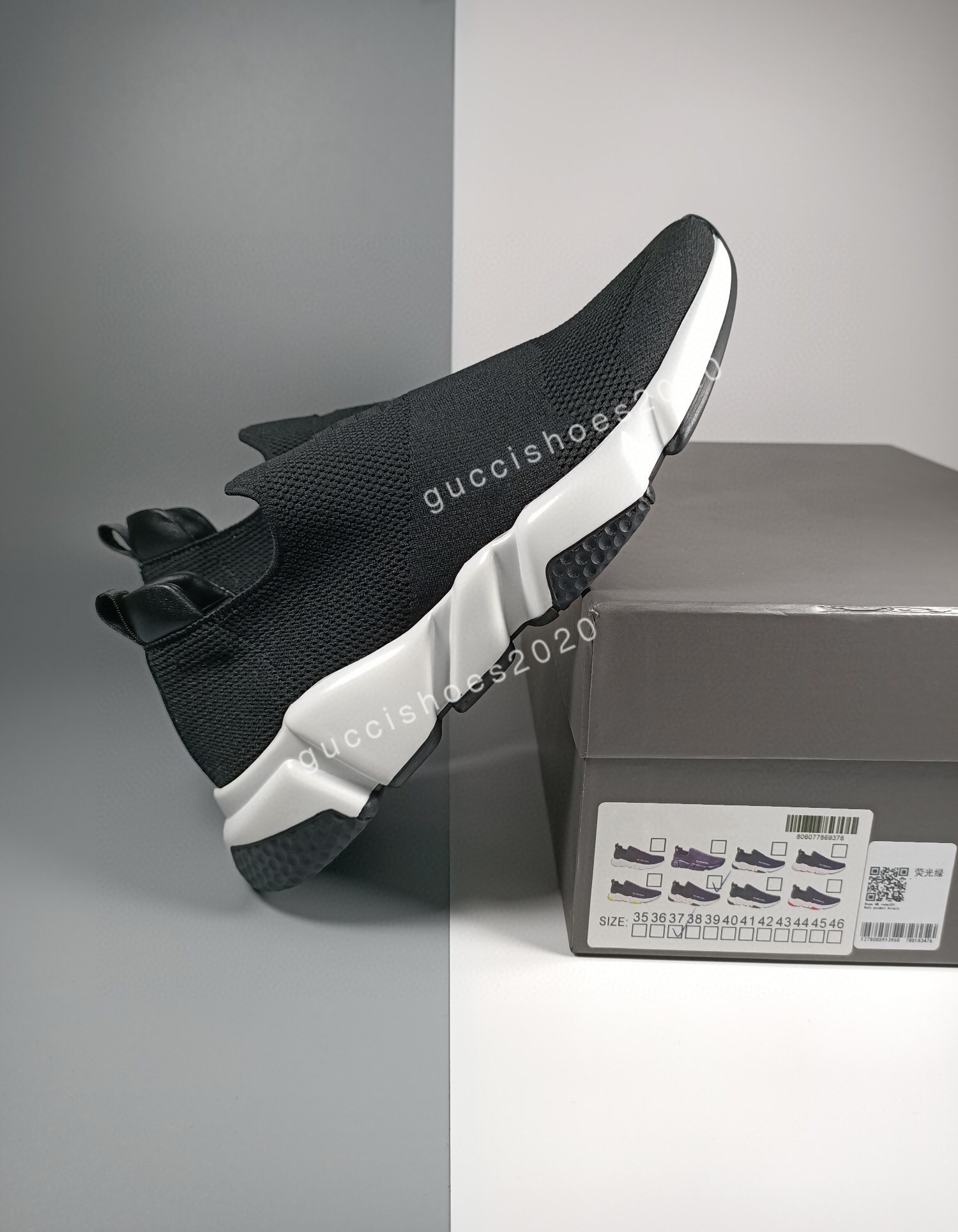 2022 Designer knit socks shoes mens or womens couple models double-sided velvet black upper elastic made of soft and comfortablev acuum white outsole outdoor non-slip, 05
2022 Designer knit socks shoes mens or womens couple models double-sided velvet black upper elastic made of soft and comfortablev acuum white outsole outdoor non-slip, 05