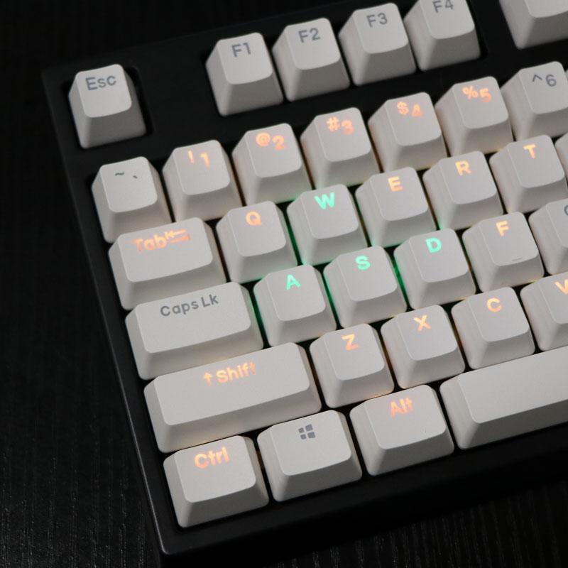 Pbt Backlight keycap black white for mechanical keyboard 87 104 keys top printed keycaps keys
Pbt Backlight keycap black white for mechanical keyboard 87 104 keys top printed keycaps keys