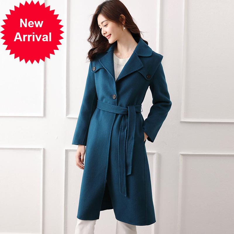 2021 New 100% Feminine Lapel Double-naval Style Wool Jacket Face Mid-long Coat Elegant New Color 2xc5, Khaki.
2021 New 100% Feminine Lapel Double-naval Style Wool Jacket Face Mid-long Coat Elegant New Color 2xc5, Khaki.