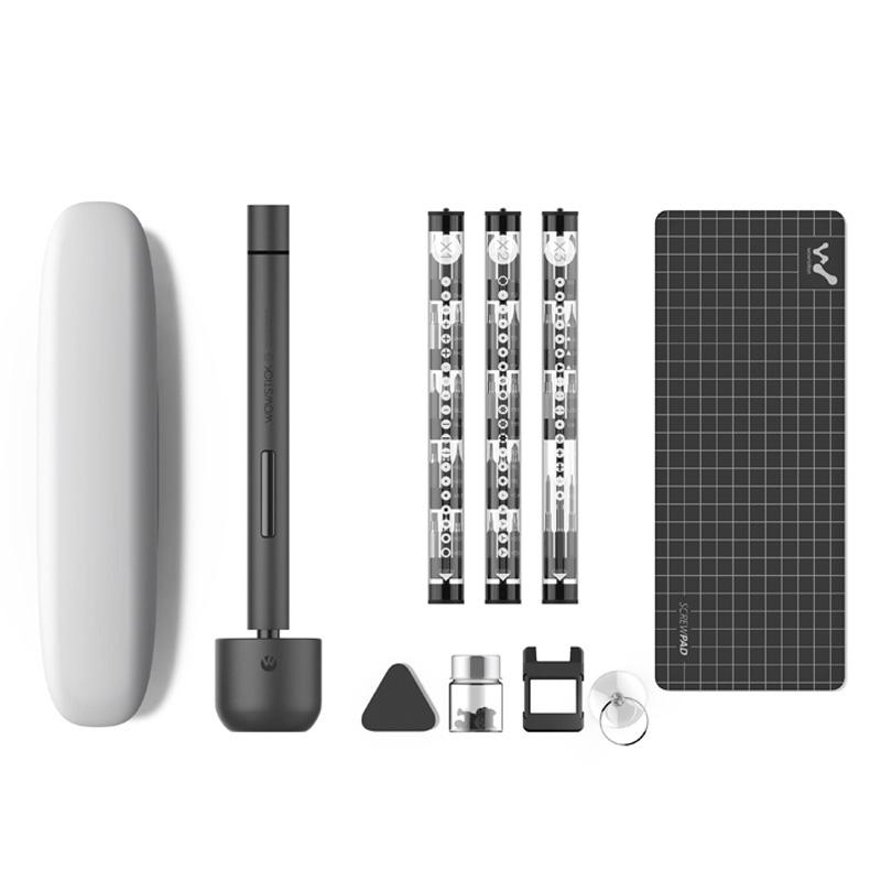 Mini Power Screwdriver 56pcs Bit Set Wowstick 1P 1F Pro Electric Screwdriver Kit Magnetizer Mini Precision Cordless Driver Kit
Mini Power Screwdriver 56pcs Bit Set Wowstick 1P 1F Pro Electric Screwdriver Kit Magnetizer Mini Precision Cordless Driver Kit