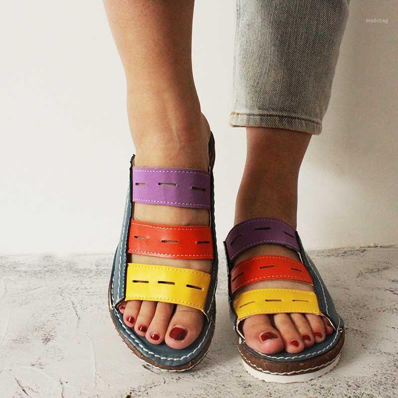 Sandals Women Summer New Fashion Color non-slip Shoes women's Shoes Three-color Stitching Open Toe Plus Size women's Slippers1, Brown
Sandals Women Summer New Fashion Color non-slip Shoes women's Shoes Three-color Stitching Open Toe Plus Size women's Slippers1, Brown