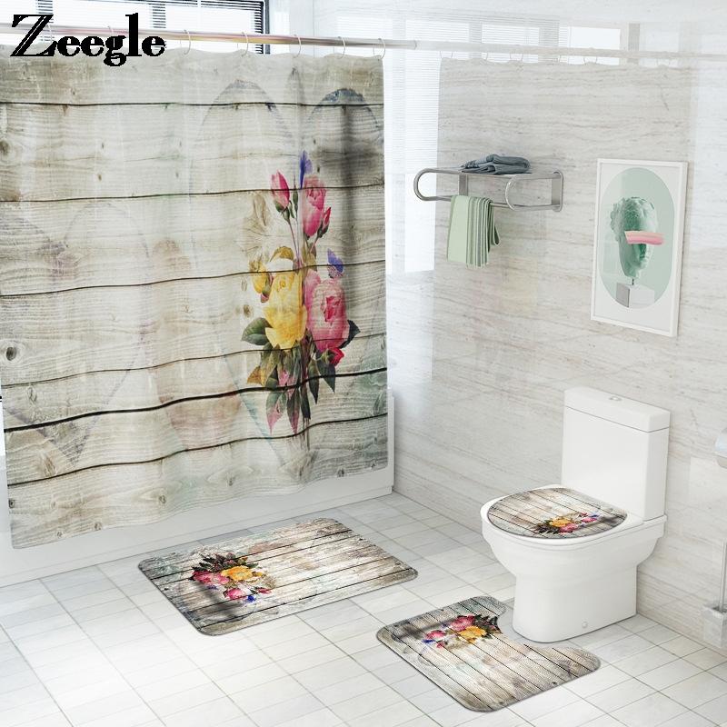 Zeegle Bath Mat and Shower Curtain Flannel Toilet Carpet Non Slip Bath Mat Absorbent Bathroom Rugs and Mats Microfiber Foot
Zeegle Bath Mat and Shower Curtain Flannel Toilet Carpet Non Slip Bath Mat Absorbent Bathroom Rugs and Mats Microfiber Foot