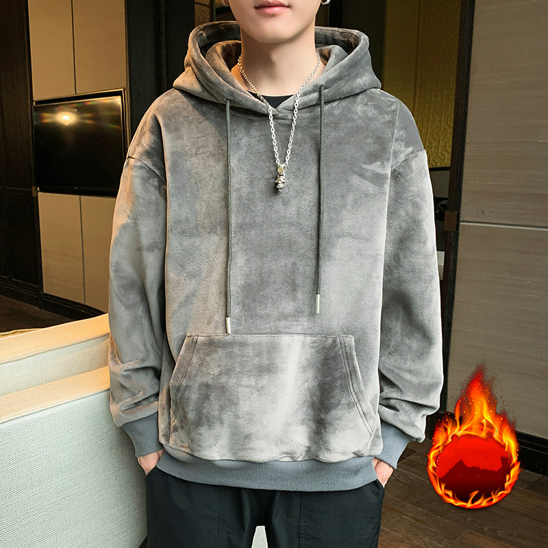 Winter Mens Velvet Hoodies Streetwear Velour Hoodies Men Hip Hop Sweatshirts Male Black Gray Hooded Pullovers M-3XL
Winter Mens Velvet Hoodies Streetwear Velour Hoodies Men Hip Hop Sweatshirts Male Black Gray Hooded Pullovers M-3XL