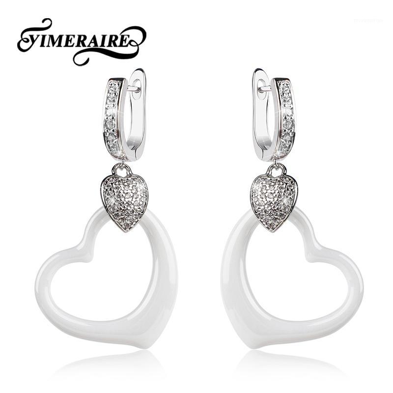 New White Heart Shaped Smooth Ceramic Earrings With Small Rhinestone For Women Girls Elegant Lady Fashion Style Wedding Jewelry1
New White Heart Shaped Smooth Ceramic Earrings With Small Rhinestone For Women Girls Elegant Lady Fashion Style Wedding Jewelry1