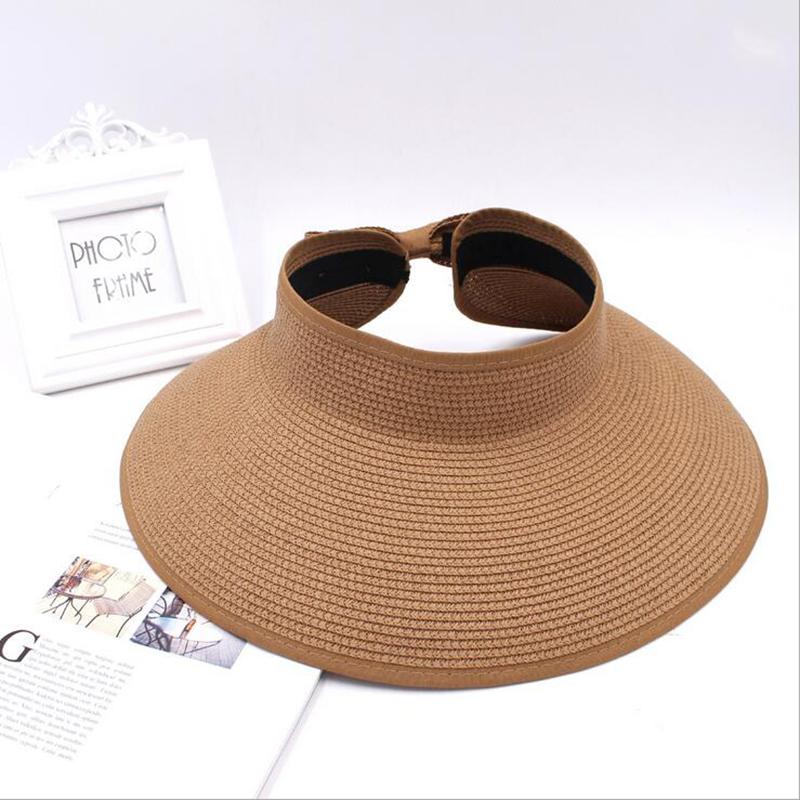 Seioum Sun Visor Beach Hats Women Visors Foldable Wide Brim Female Summer Sun Hat Women's Hats Summer Wide-brimmed Straw Hat 
Seioum Sun Visor Beach Hats Women Visors Foldable Wide Brim Female Summer Sun Hat Women's Hats Summer Wide-brimmed Straw Hat