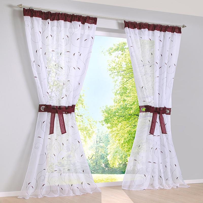 

2020 embroidered curtains for living room bedroom window curtains custom made Cortinas rideau pour salon para cortina de quarto, Purple