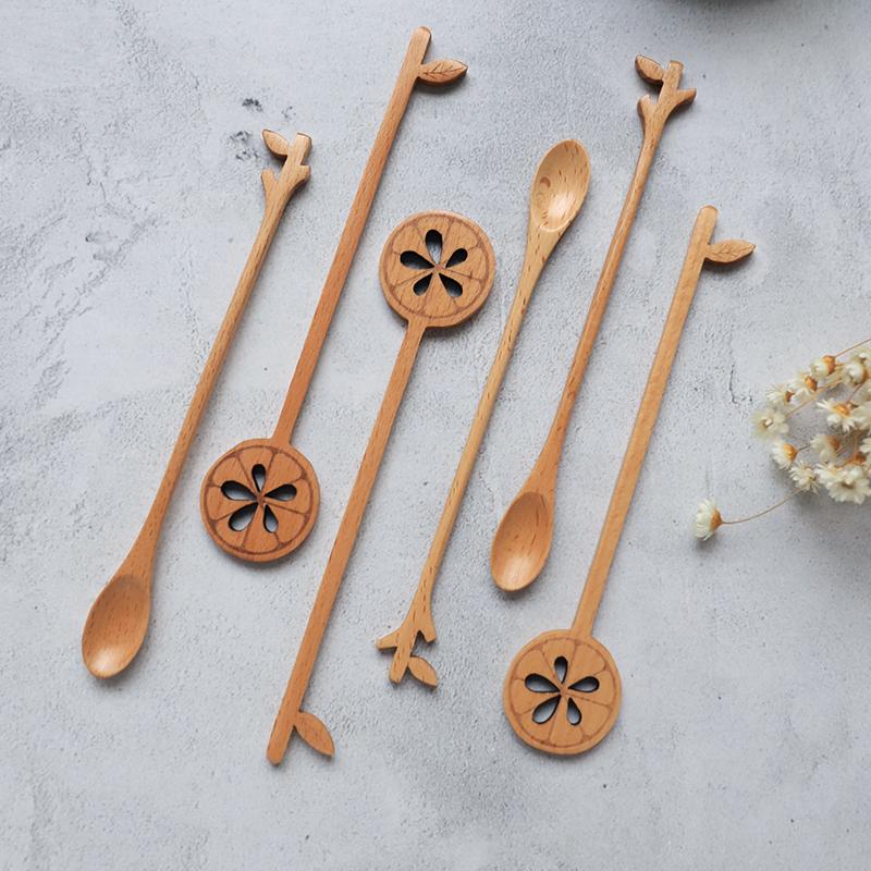 Novelty Wooden Milk Honey Mixing Spoon Long Handle Teaspoon Cutlery Coffee Spoon Stiring Stick Tableware Kitchen Accessories
Novelty Wooden Milk Honey Mixing Spoon Long Handle Teaspoon Cutlery Coffee Spoon Stiring Stick Tableware Kitchen Accessories