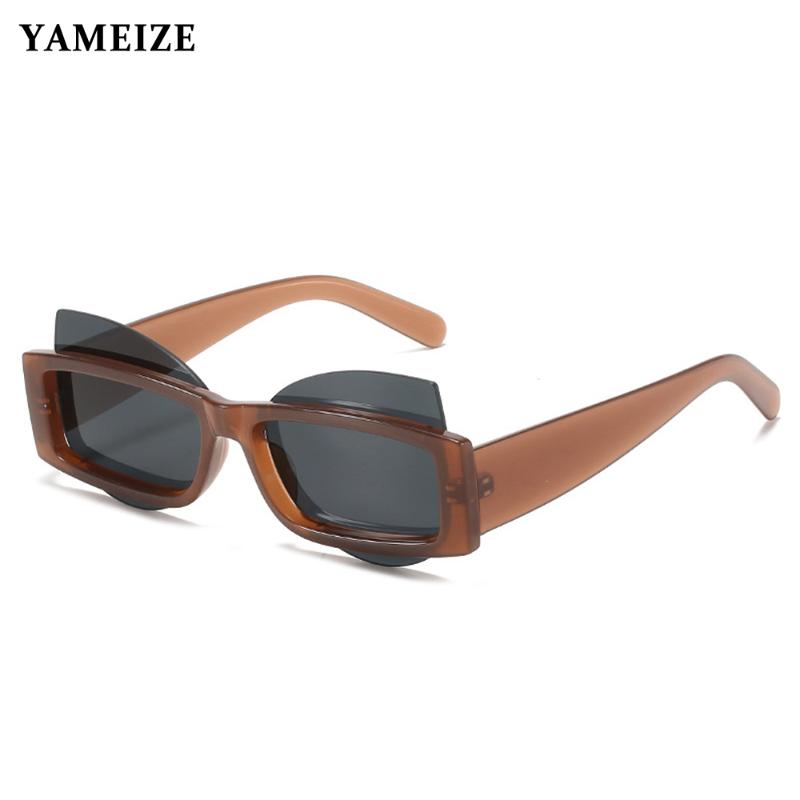 YAMEIZE Unique Sunglasses Women Brand Designer Steampunk Vintage Rectangle Sun Glasses Unique Personality Lens Eyeglasses Oculos
YAMEIZE Unique Sunglasses Women Brand Designer Steampunk Vintage Rectangle Sun Glasses Unique Personality Lens Eyeglasses Oculos