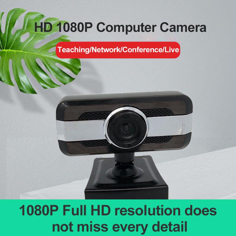 1080P High-definition Computer Camera USB Interface Driver-free Built-in Microphone Suitable For Online Class Live Video
1080P High-definition Computer Camera USB Interface Driver-free Built-in Microphone Suitable For Online Class Live Video