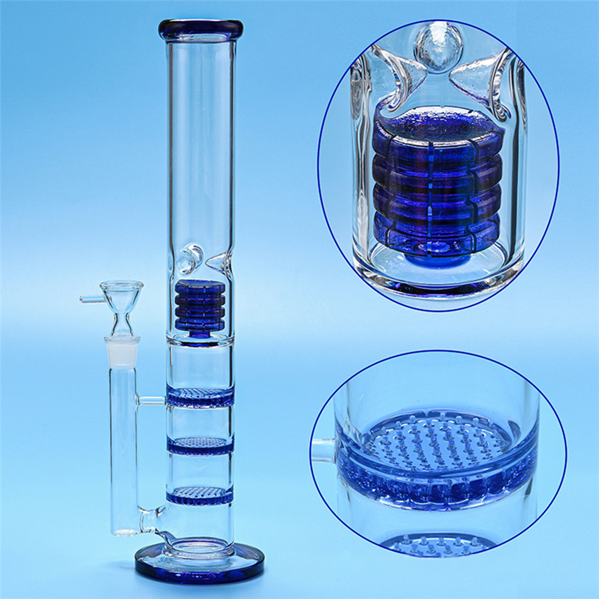 40CM Large Honeycomb Bong Glass Dab Rig Pipes Bongs Tall Water Pipe Straight Tube Bubbler Smoking Dabber Heady Oil Rigs 18mm Joint
40CM Large Honeycomb Bong Glass Dab Rig Pipes Bongs Tall Water Pipe Straight Tube Bubbler Smoking Dabber Heady Oil Rigs 18mm Joint