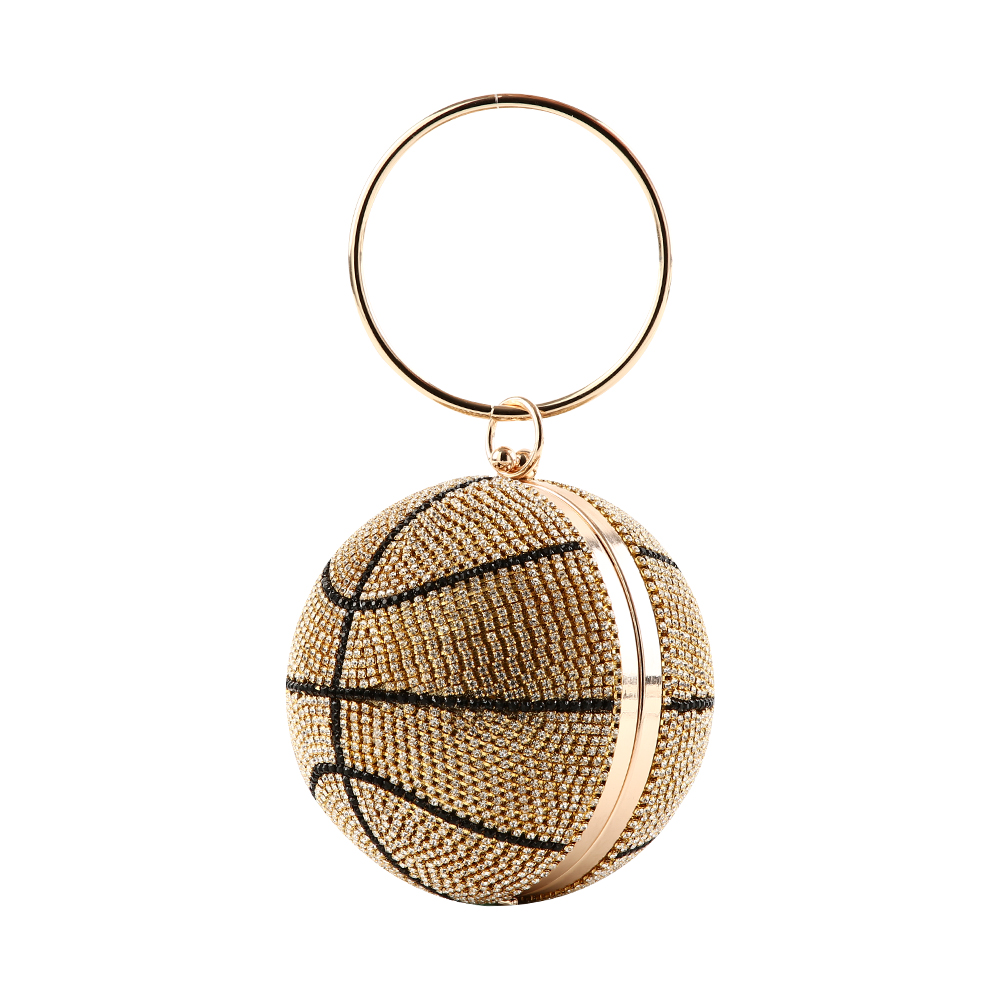 Wholesale retail handmade unique ball shape crystal evening bag diamond basketball bag with PU for wedding banquet party porm
Wholesale retail handmade unique ball shape crystal evening bag diamond basketball bag with PU for wedding banquet party porm