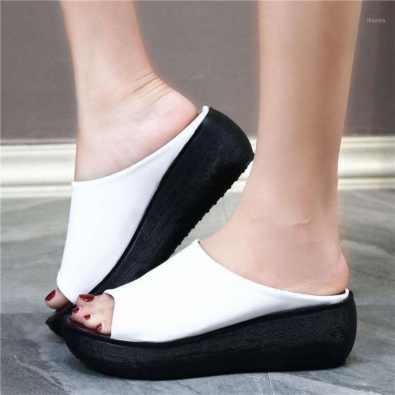Women Summer platform Sandals Fashion wedge Shoes elegant korean Leisure Fish Mouth Wedge Sandals ladies White Black slippers1
Women Summer platform Sandals Fashion wedge Shoes elegant korean Leisure Fish Mouth Wedge Sandals ladies White Black slippers1