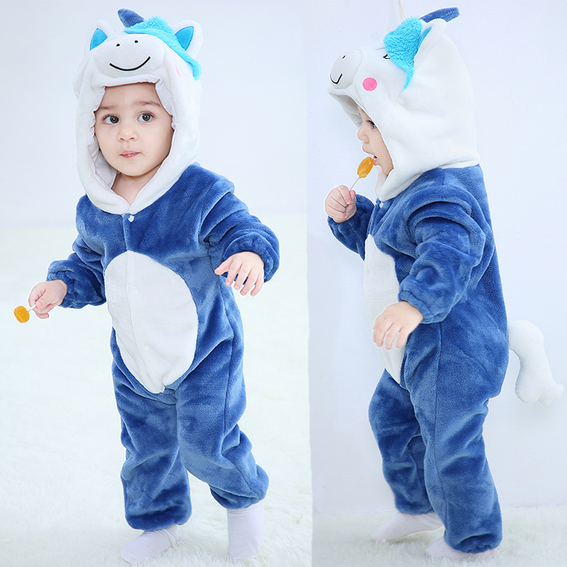 Winter Baby Clothes Panda Stitch Romper Boy Costume Newborn Romper For Bebes Clothing Kids Girl Jumpsuit Toddler Infant Sleepers 201026