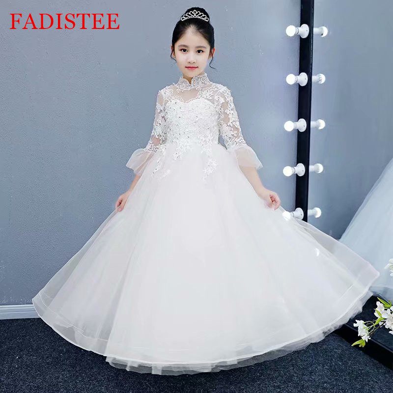 FADISTEE white floor-length lace Girl dress Flower Girl Dresses vestidos lace Baby Girl Infant Dress Kids Formal Wear girls dress
FADISTEE white floor-length lace Girl dress Flower Girl Dresses vestidos lace Baby Girl Infant Dress Kids Formal Wear girls dress