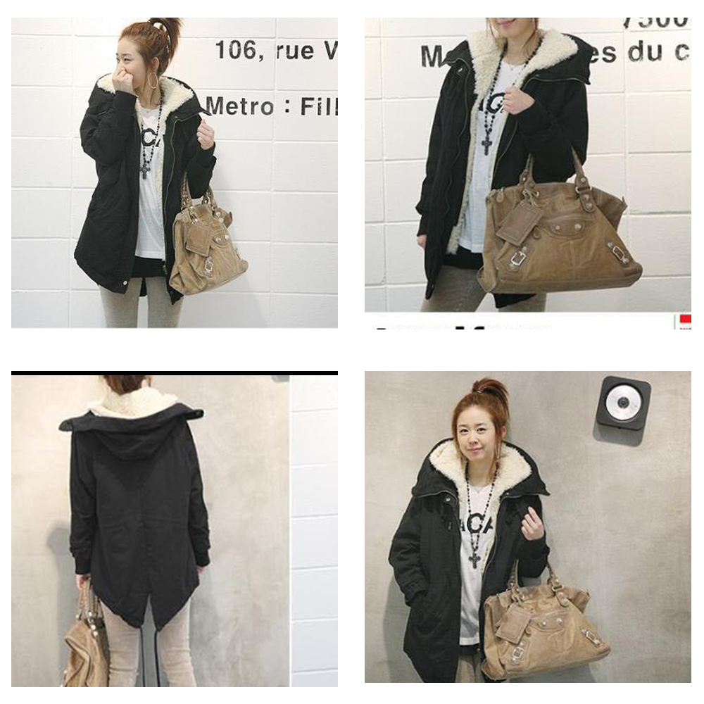 Gentillove Parkas Woman 2019 Fashion Mid Long Wadded Coat Winter Thick Cotton Warm Female Jacket Coat Outwear Plus Size 5XL T200114