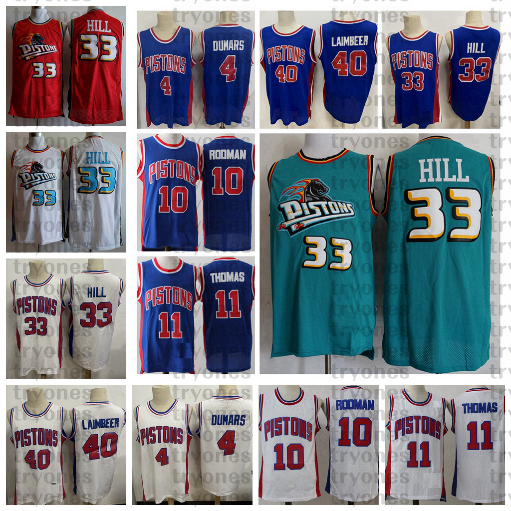 NCAA Vintage 33 Grant Hill 10 Dennis Rodman 11 Isiah Thomas 40 Bill Laimbeer 4 Joe Dumars Basketball Jersey College Stitched Shirts, White
NCAA Vintage 33 Grant Hill 10 Dennis Rodman 11 Isiah Thomas 40 Bill Laimbeer 4 Joe Dumars Basketball Jersey College Stitched Shirts, White