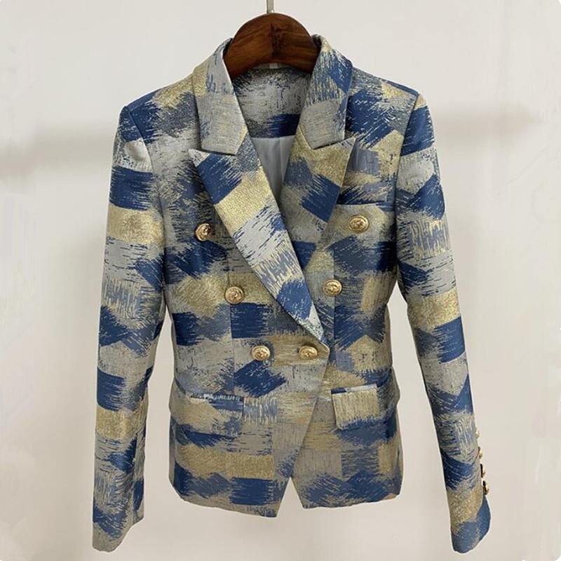 Fashion Print Women Blazer Suit Jacket Notched Collar Female Coat 2020 Spring Autumn Double Breasted American veste femme Tops, Multi
Fashion Print Women Blazer Suit Jacket Notched Collar Female Coat 2020 Spring Autumn Double Breasted American veste femme Tops, Multi