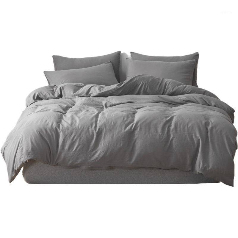 Soft Washed Cotton Bedding Set Duvet Cover Set Soft Grey Bedclothes Home Bed King Size Bed Linens Solid Color Bedclothes1, 04
Soft Washed Cotton Bedding Set Duvet Cover Set Soft Grey Bedclothes Home Bed King Size Bed Linens Solid Color Bedclothes1, 04