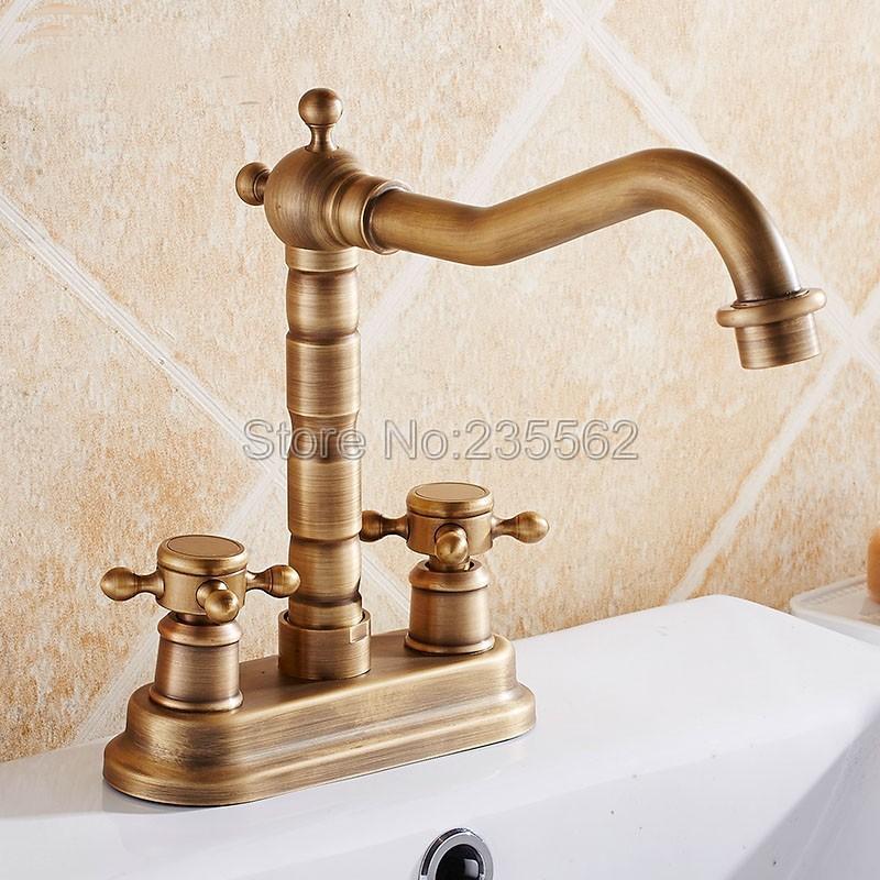 Antique Brass Bathroom Kitchen Faucet Vessel Sink Mixer Tap 2 Holes Two Hole Basin Deck Mounted Lnf4261
Antique Brass Bathroom Kitchen Faucet Vessel Sink Mixer Tap 2 Holes Two Hole Basin Deck Mounted Lnf4261